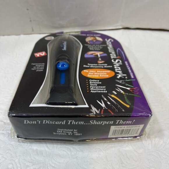 Samurai Shark Tungsten Steel Knife Blade Tool Sharpener Sharpens Everything - Picture 8 of 9